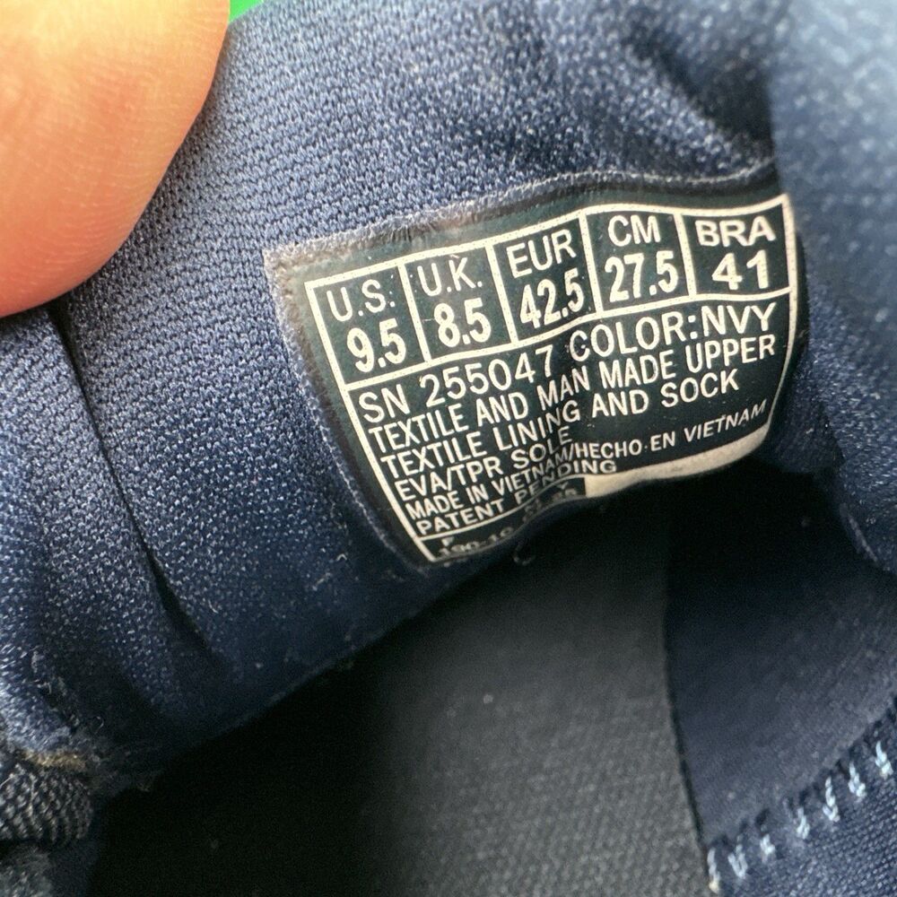 Skechers Swift Fit Hands Free Sneakers Men’s 9.5 Navy Memory Foam Shoes - Picture 7 of 16